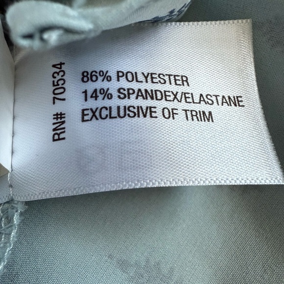 Orvis Women’s Button Front Shirt Medium Blue Print Long Sleeve - Picture 4 of 8